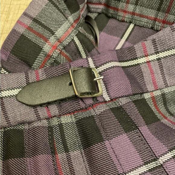 JAMES PRINGLE WEAVERS Kilt Youth 7 to 8 yrs Scotland adjustable purple wool kids - Picture 5 of 9